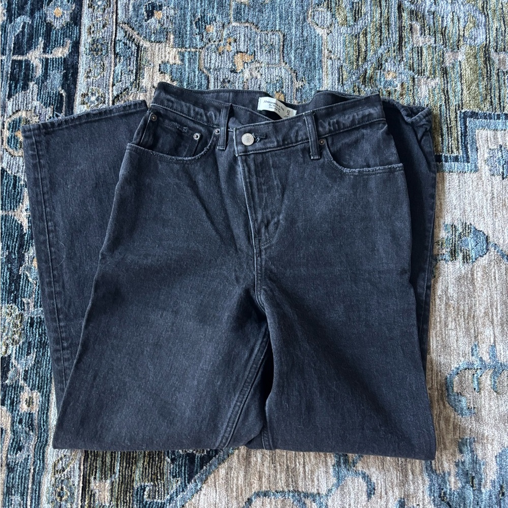 Abercrombie & Fitch Black The 90’s Straight Ultra High Rise - Picture 5 of 7